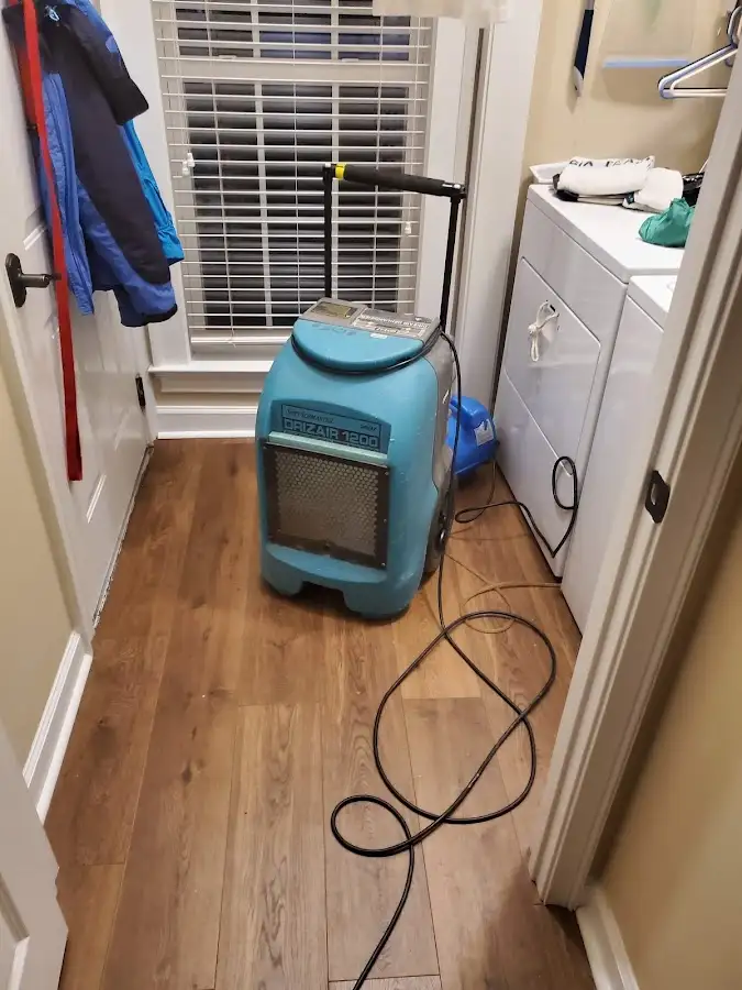 Commercial dehumidifier deployed for Flood Damage Cleanup in Richfield